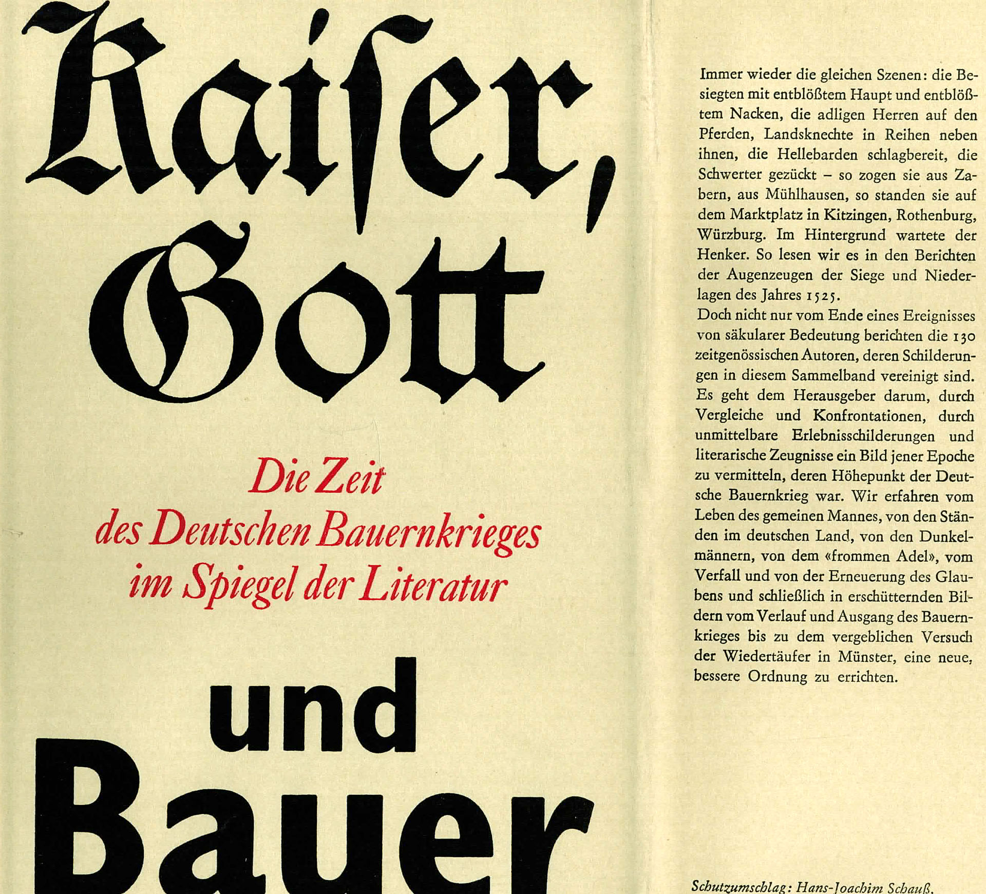 Kaiser, Gott und Bauer - Jäckel, Günter